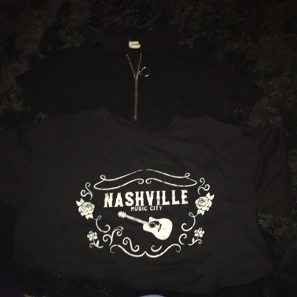 Nashville Music City crop top